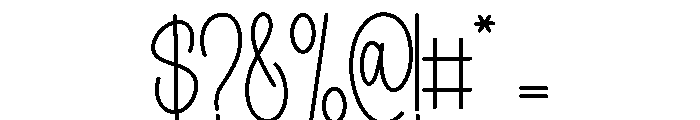 Cuties Girlfriend Font OTHER CHARS