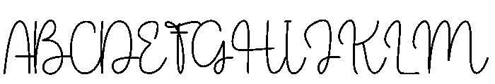 Cuties Girlfriend Font UPPERCASE