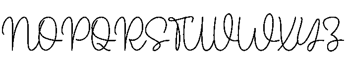 Cuties Girlfriend Font UPPERCASE