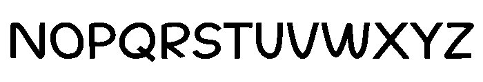 Cuties Journal Font UPPERCASE