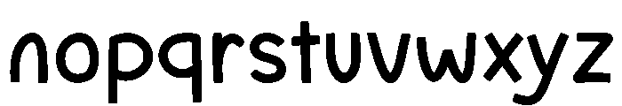 Cuties Journal Font LOWERCASE