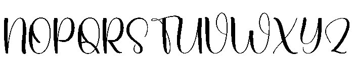 Cuties Paeches Font UPPERCASE