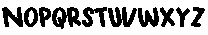 Cuties Regular Font UPPERCASE