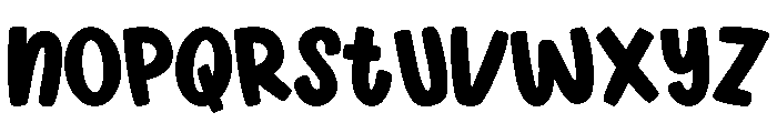 Cuties Regular Font LOWERCASE
