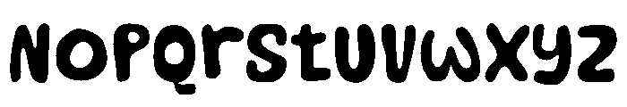 Cutoppy Holiday Regular Font LOWERCASE