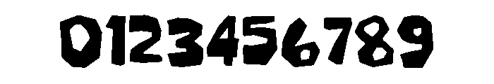 Cutout Chaos Font OTHER CHARS