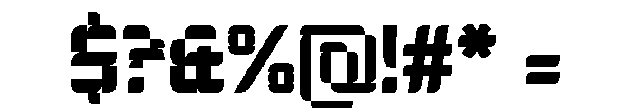 Cutro Bold Font OTHER CHARS