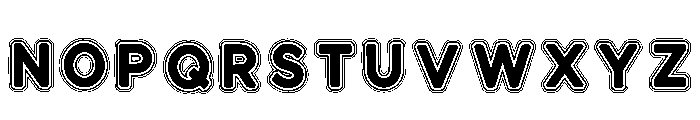 Cutt Sticker Regular Font UPPERCASE