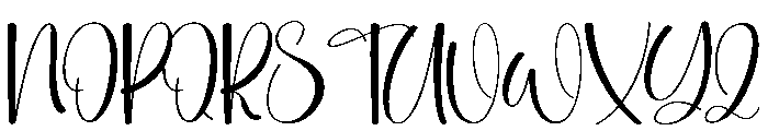 Cuttery Font UPPERCASE