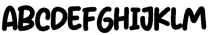 Cuva Cute Font UPPERCASE