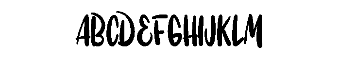 cute cuttie Font UPPERCASE