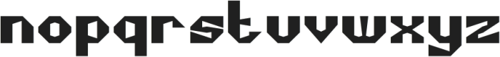 CUBISM Bold otf (700) Font LOWERCASE