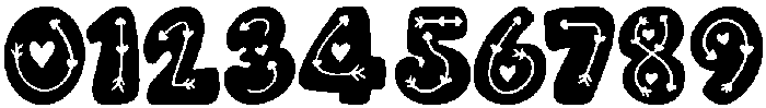 CUPID Regular otf (400) Font OTHER CHARS