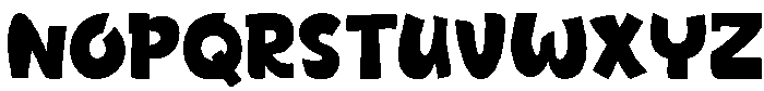 CUTE JUROH Regular otf (400) Font LOWERCASE