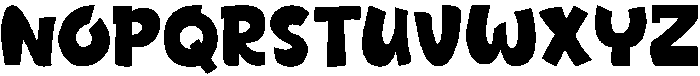 CUTE JUROH Regular ttf (400) Font UPPERCASE