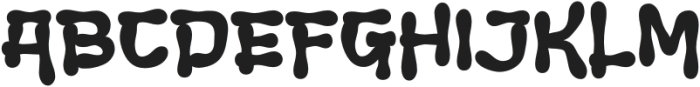 Cuaniges-Regular otf (400) Font UPPERCASE