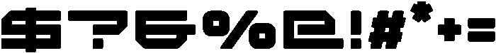 CubeQ V2 Bold otf (700) Font OTHER CHARS