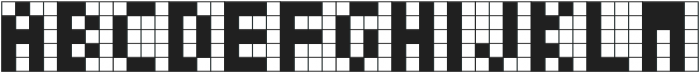 Cubes I ttf (400) Font UPPERCASE