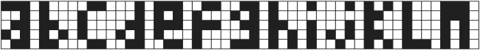Cubes II ttf (400) Font LOWERCASE