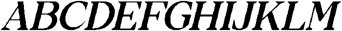 Cubic Ranger Italic otf (400) Font UPPERCASE