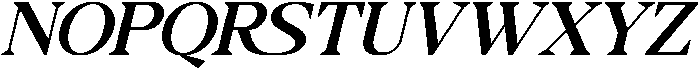 Cubic Ranger Italic otf (400) Font UPPERCASE