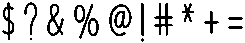 Cucumber Regular otf (400) Font OTHER CHARS