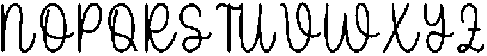 Cucumber Regular otf (400) Font UPPERCASE
