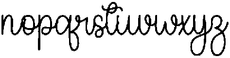 Cucumber Regular otf (400) Font LOWERCASE