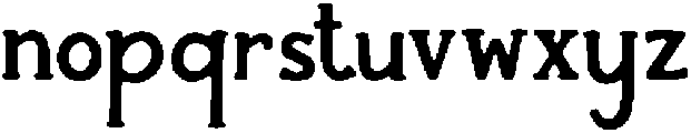 Culele ttf (400) Font LOWERCASE