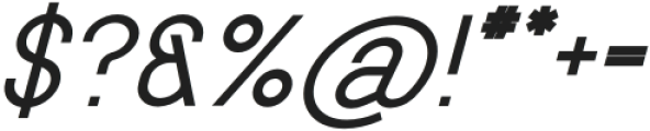 Cult VP Italic 8 otf (400) Font OTHER CHARS