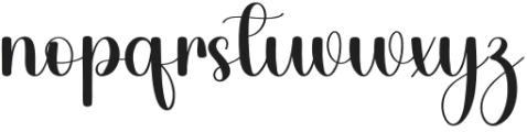 Culture Script Regular otf (400) Font LOWERCASE