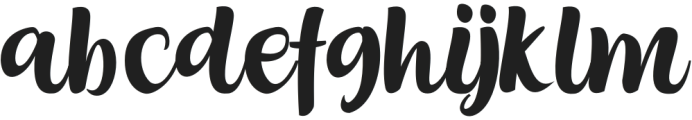 Cumiskat Regular otf (400) Font LOWERCASE