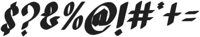 Cunigund Condensed Italic otf (400) Font OTHER CHARS