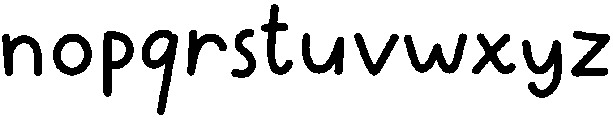 Cupcake Regular otf (400) Font LOWERCASE