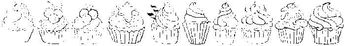Cupcake Regular otf (400) Font OTHER CHARS