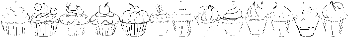 Cupcake Regular otf (400) Font UPPERCASE