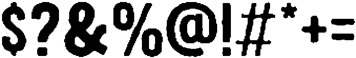 Cupertinos Rough otf (400) Font OTHER CHARS