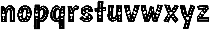 Cupid Regular otf (400) Font LOWERCASE
