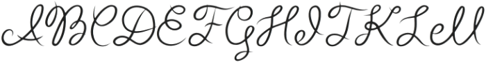 CupidsTango-Slanted otf (400) Font UPPERCASE
