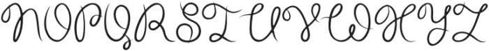 CupidsTangoRegular otf (400) Font UPPERCASE
