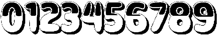 Cuplis Bubbly Shadow otf (400) Font OTHER CHARS