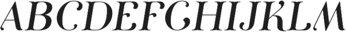 Curator Italic Bold otf (700) Font UPPERCASE