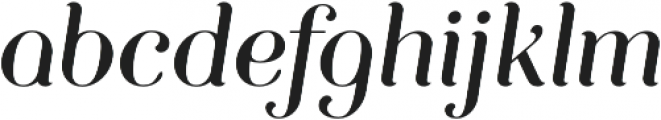 Curator Italic Bold otf (700) Font LOWERCASE