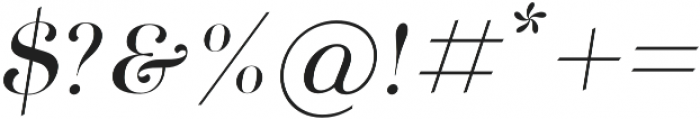 Curator Italic Medium otf (500) Font OTHER CHARS