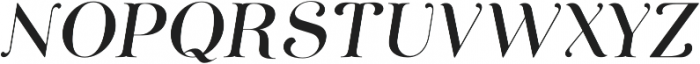 Curator Italic Medium otf (500) Font UPPERCASE