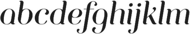 Curator Italic Medium otf (500) Font LOWERCASE