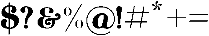 Curator MX regular otf (400) Font OTHER CHARS