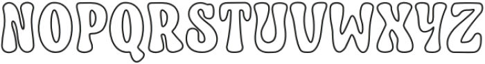 Curious Goose Outline otf (400) Font UPPERCASE