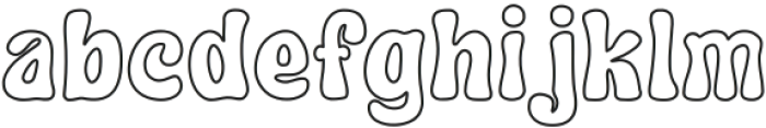 Curious Goose Outline ttf (400) Font LOWERCASE