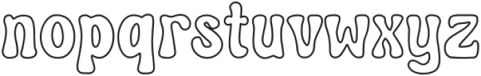 Curious Goose Outline ttf (400) Font LOWERCASE